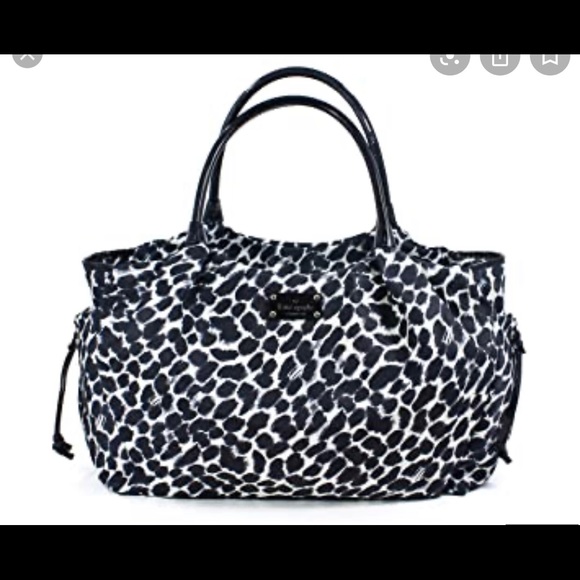 Kate Spade Stevie Lindenwood Leopard diaper bag - Picture 13 of 13